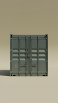 Custom Steel-Riveted Export Container
