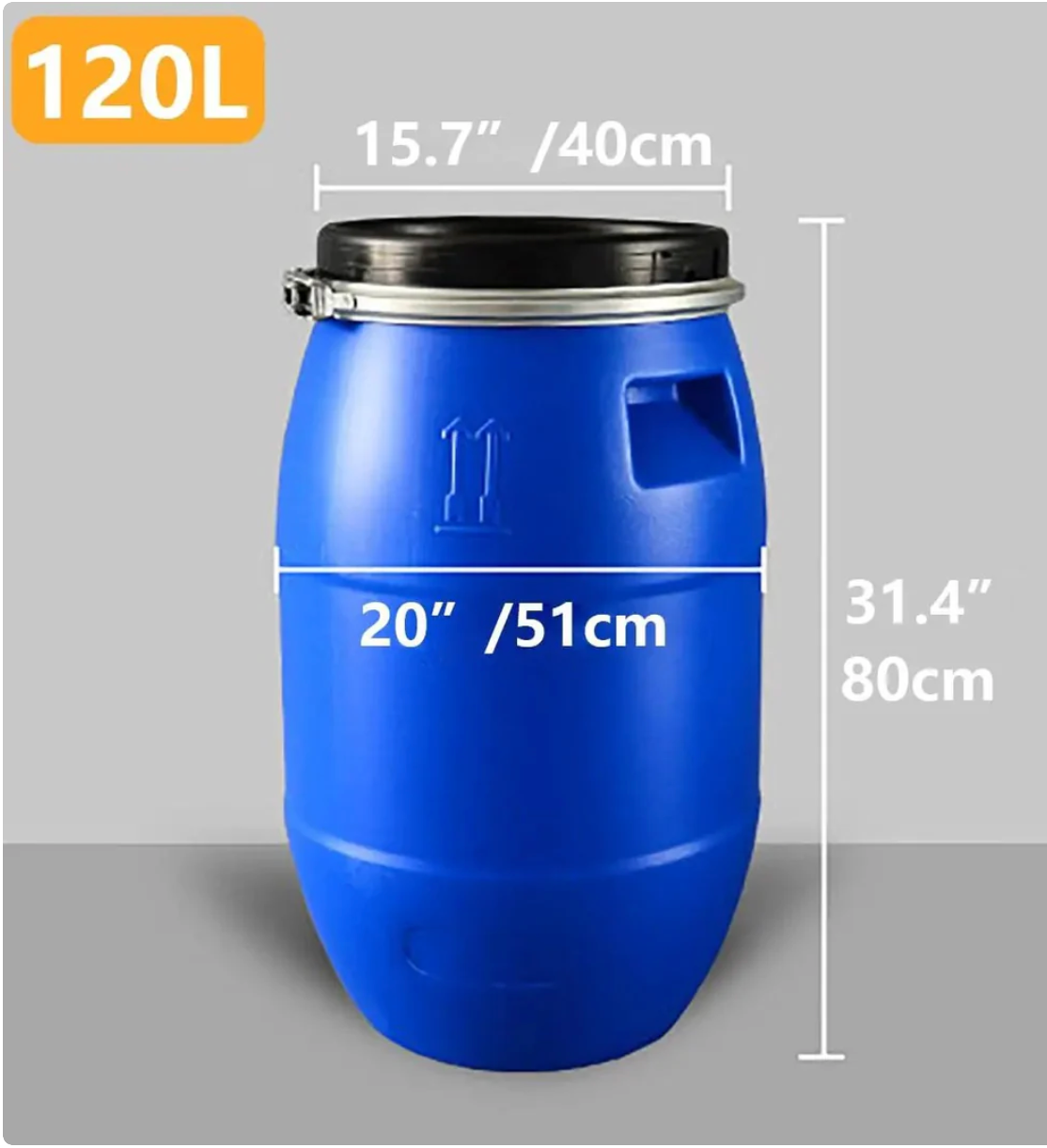 Heavy Duty Food Grade Plastic Barrel